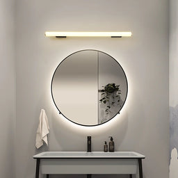 LED Strip Mirror Wall Lamp Interior Decoration Modern Minimalist Style Dressing Room Bedroom Living Lighting AC85-265V