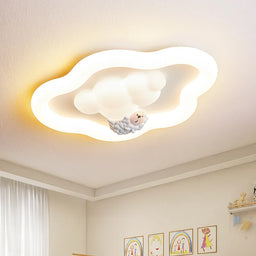 Cloud Light LED Children'S Room Baby Room Ceiling Lights Modern Cream Style Nursery Decor Boy Girl Bedroom Cloud Ceiling Lamps