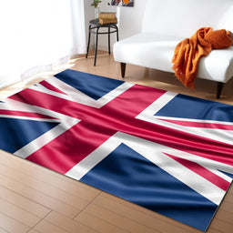 Retro British Flag Pattern Carpet for Living Room Large Area Rugs Bedroom Carpets Modern Home Living Room Decor Floor Mat Rug