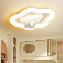 Cloud Light LED Children'S Room Baby Room Ceiling Lights Modern Cream Style Nursery Decor Boy Girl Bedroom Cloud Ceiling Lamps