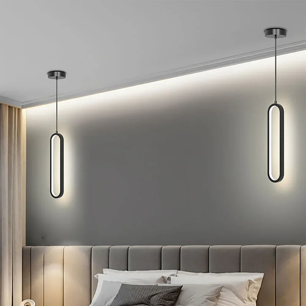 Minimalist Pendant Light for Hotel Bar Decoration Aluminium Nordic Pendant Lamp for Kitchen Island Bar Chandelier Coffee Shop
