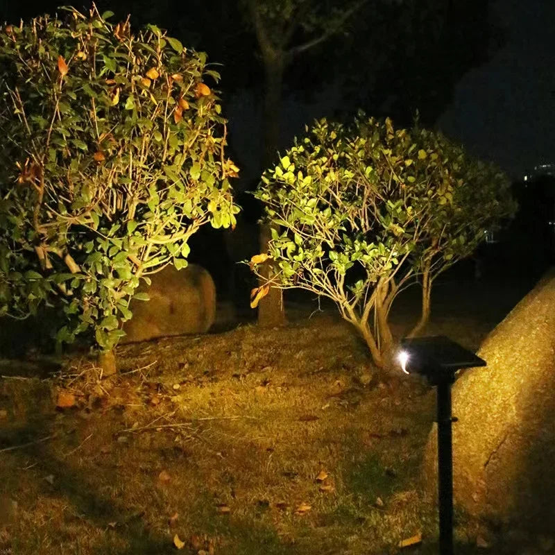 1/2/4/6Pcs Solar Spot Lights Outdoor 53LED Spotlight Waterproof Solar Flood Wall Lamp for Landscape Patio Pathway Garden