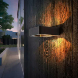 LED Outdoor Lighting IP65 Waterproof Alumunim Wall Lamp Garden Villa Porch Sconce Lightings Black Color 96-260V Sconce Luminaire