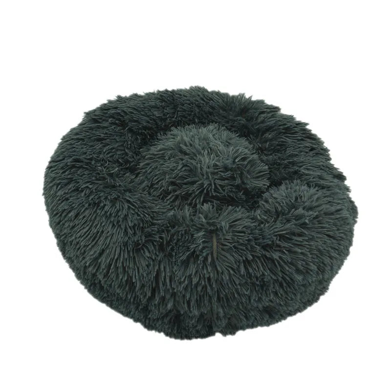 Calming Dog Bed Sofa round Plush Mat for Dogs Large Big Labradors Cat House Donut Bed for Dog  Dropshipping Pets Products