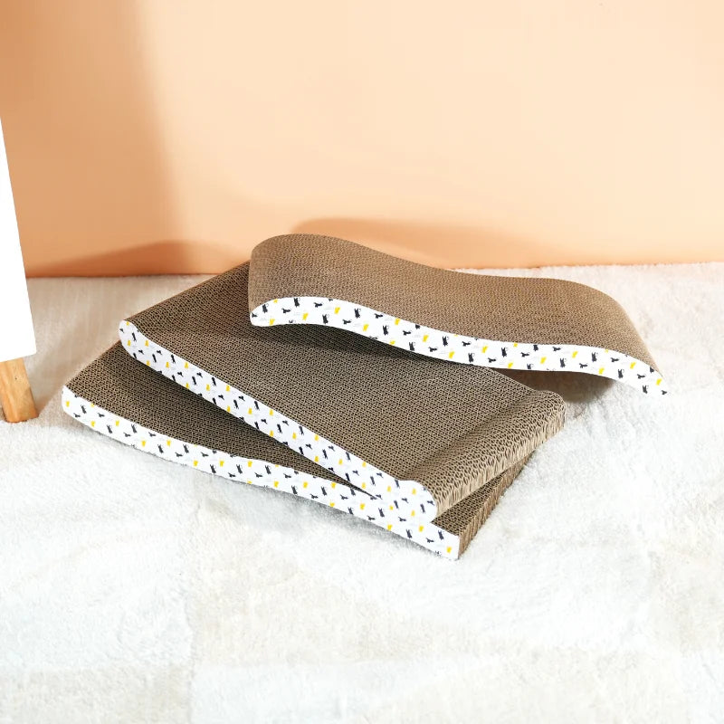 Cat Scratching Board, Cardboard Double-Sided Cat Scratching Board Large Wide Corrugated Modern Sofa Bed Cat Supplies, Cat Toys