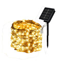 Outdoor Solar String Light LED Fairy Garland Copper Wire Light Garden Yard Party Christmas Decoration Lamp 8 Mode