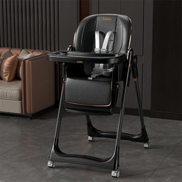 Baby Dining Chair, Children'S Dining Table, Adjustable Sitting and Sleeping, One Click Folding, Multifunctional Table Chair