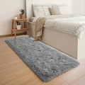 Soft and Fluffy Long Pile Carpet, Easy-Care and Machine Washable Living Room Sofa Rug, Bedside Rug for Bedroom Home Decor