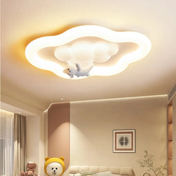 Cloud Light LED Children'S Room Baby Room Ceiling Lights Modern Cream Style Nursery Decor Boy Girl Bedroom Cloud Ceiling Lamps