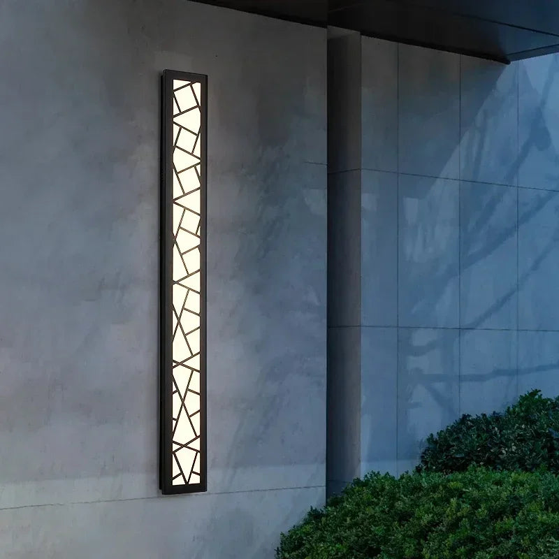 2025 Outdoor Wall Light Courtyard Long LED Wall-Light Modern IP65 Waterproof Villa Porch Garden Wall Lamp Exterior Wall Sconces