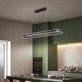 Nordic LED Restaurant Chandelier Ring Aluminum Chandelier Suitable for Kitchen Restaurant Hanging Chandelier Lustre Lighting