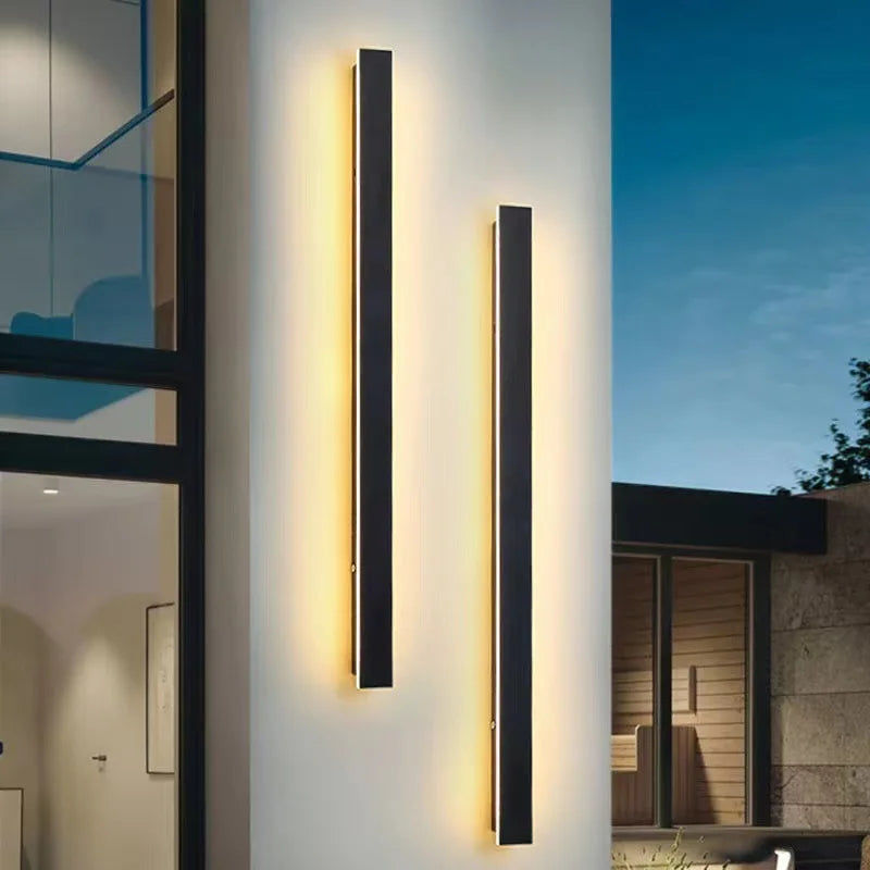 Outdoor Waterproof LED Wall Lamp AC85-245V Suitable for Villa Courtyard Garden Exterior Wall Porch Corridor Lighting Fixtures