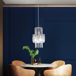 Modern Crystal Ceiling Lamp Glass Pendant Light Living Dining Room Nordic Chandelier Home Hotel Decor Luminaire Bright Fixture