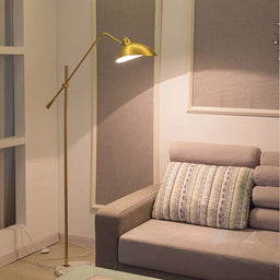Gold Marble Base Adjustable Floor Lamp