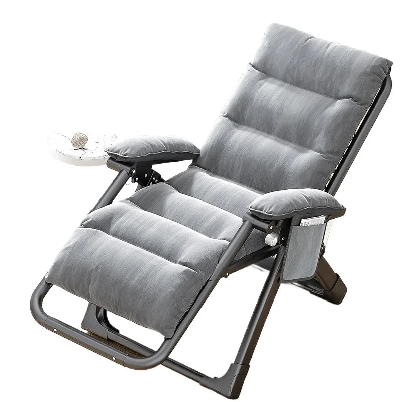 Foldable Recliner Chair Office Nap Chair Adjustable Lounge Sofa Bed Multifunctional Leisure Rocking Chair Ergonomic Home Balcony