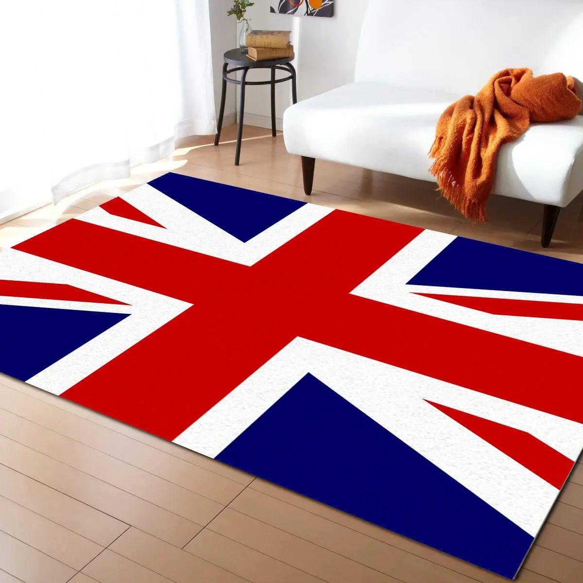 Retro British Flag Pattern Carpet for Living Room Large Area Rugs Bedroom Carpets Modern Home Living Room Decor Floor Mat Rug