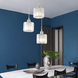 Minimalist Modern K9 Crystal Ceiling Lamp Nordic Staircase Chandelier Creative Living Dining Room Fixtures Hanging Pandent Light