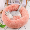 Pet Dog Bed Comfortable Donut Cuddler round Cat Nest Dog Nest Warm Dog Mat with Soft Plush Material Pet Bed for Dogs and Cats