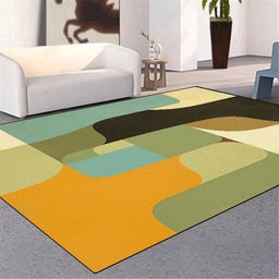 Modern Geometric Abstraction Large Carpet for Living Room Decor Sofa Area Rug