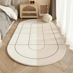 Light Minimalist Carpets for Living Room Cream Style Bedroom Decor Plush Carpet Fluffy Soft Beige Area Rug Home Thick Floor Mat