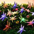 Garden Solar Dragonfly Lights Outdoor 6LED Decor Light Waterproof Stake Lights for Yard Pathway Patio