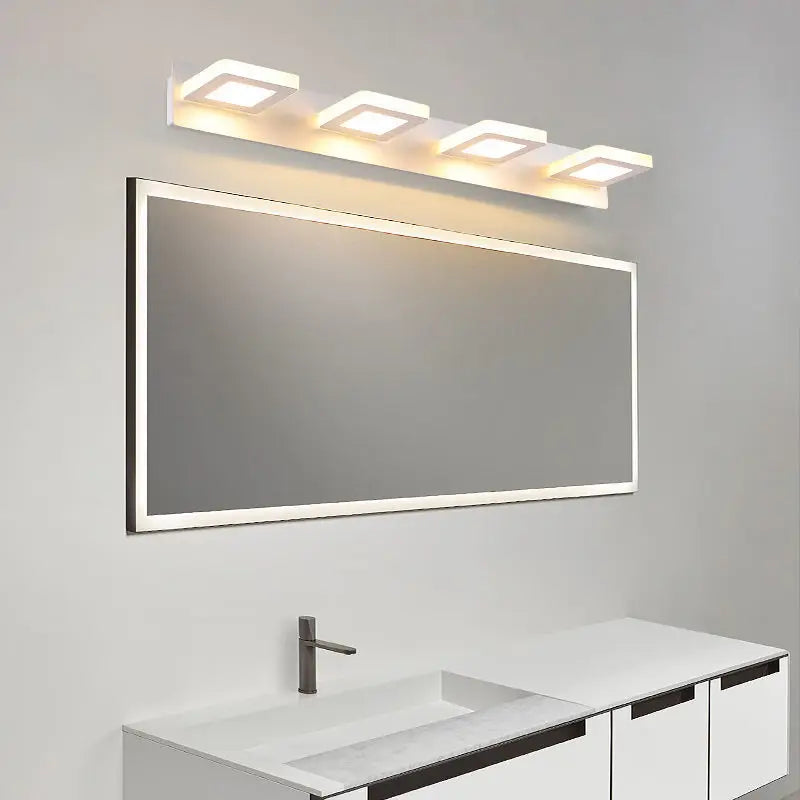 Bathroom Mirror Front Wall Sconce Lamp Led Cloakroom Simple Decoration Light Punch Free Toilet Lighting Nordic Modern Minimalist
