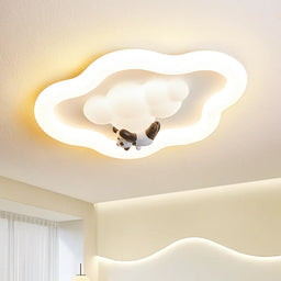 Cloud Light LED Children'S Room Baby Room Ceiling Lights Modern Cream Style Nursery Decor Boy Girl Bedroom Cloud Ceiling Lamps