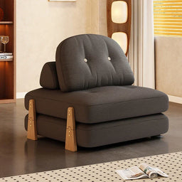 Convertible Sofa Bed Foldable Living Room Couch High-Density Foam Recliner Sofa Detachable Cover Lazy Bed Adjustable Sleeper