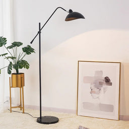 Gold Marble Base Adjustable Floor Lamp