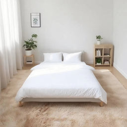 Shaggy Area Gray Rug for Living Room Super Soft Long Pile Bedroom Carpet Non-Slip Children'S Home Decor Fluffy Bedside Floor Mat