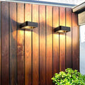 LED Outdoor Lighting IP65 Waterproof Alumunim Wall Lamp Garden Villa Porch Sconce Lightings Black Color 96-260V Sconce Luminaire