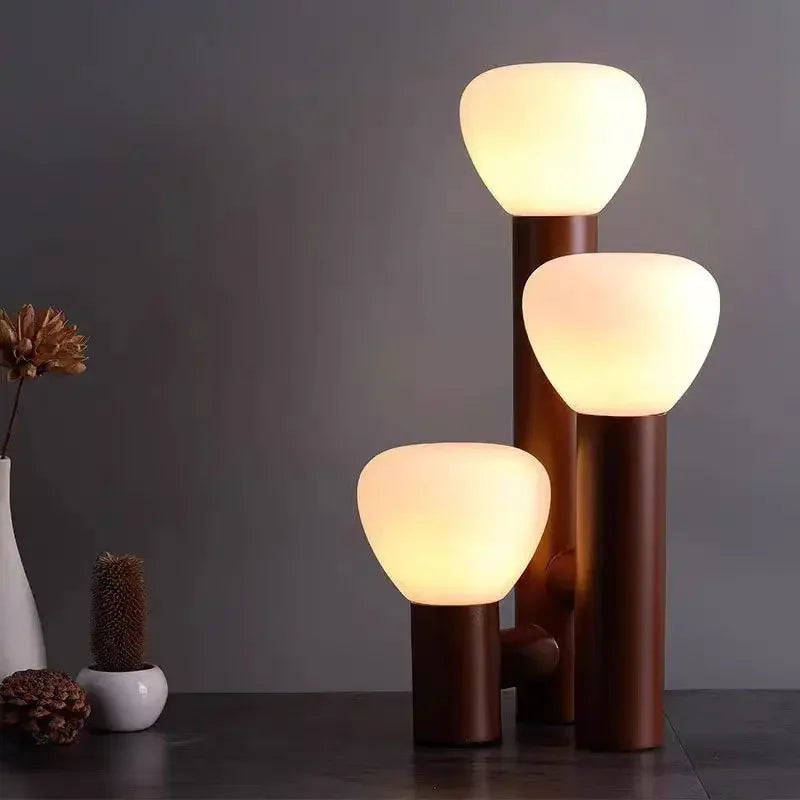 Orange Tripod Floor Lamp