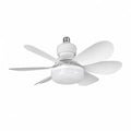 E27 LED ceiling fan light with six blades