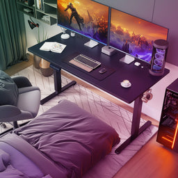 Electric 63X24 Inch Standing Office Computer Desk Ergonomic Height Adjustable Gaming Table for Home Office Use Workstation