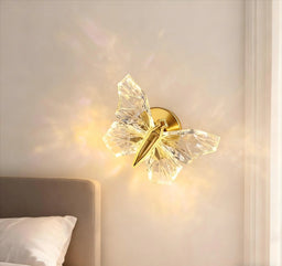 Nordic Bedside Wall Sconce 360° Rotation Creative LED Night Light Hallway Bedroom Living Room Butterfly Wall Lamp for Kids Decor