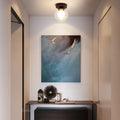 Nordic Round Glass Ball Ceiling Light