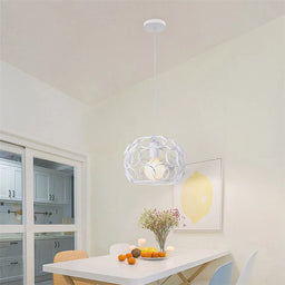 Industrial Wrought Iron Ball Pendant Light