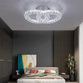K9 Crystal Led Ceiling Light in bedroom