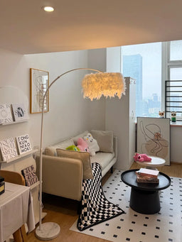 Modern Feather Floor Lamp
