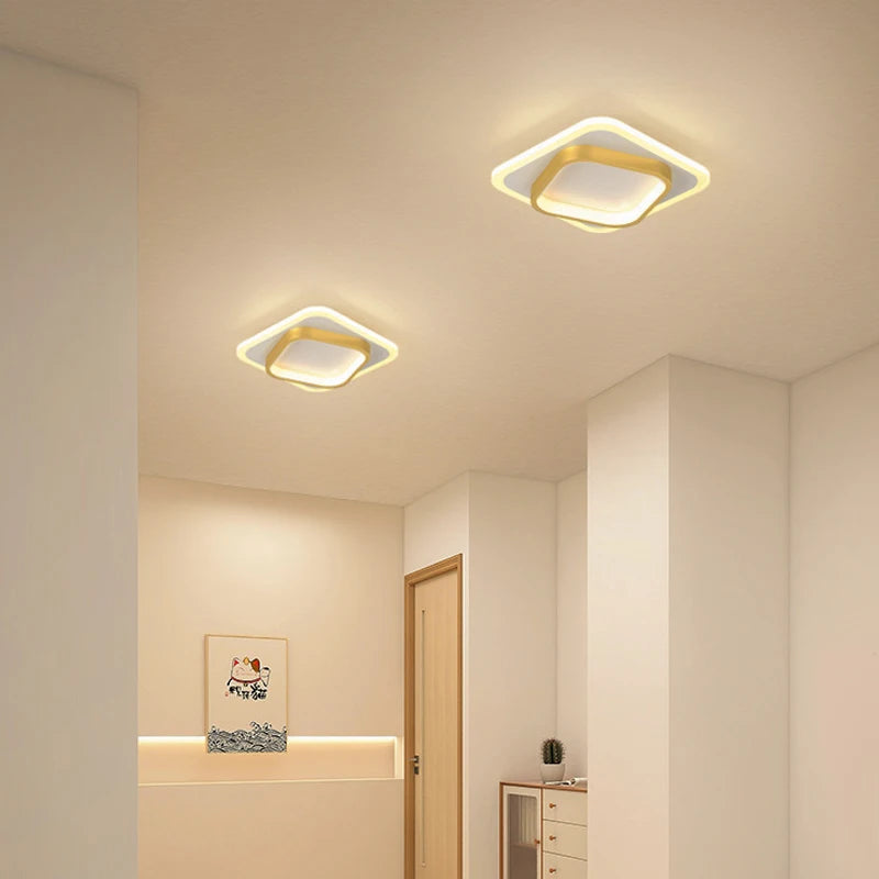 Round Acrylic LED Flush Mount Light