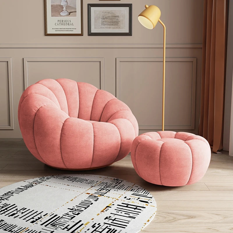 360 Degree Swivel Pumpkin Lounge Chair