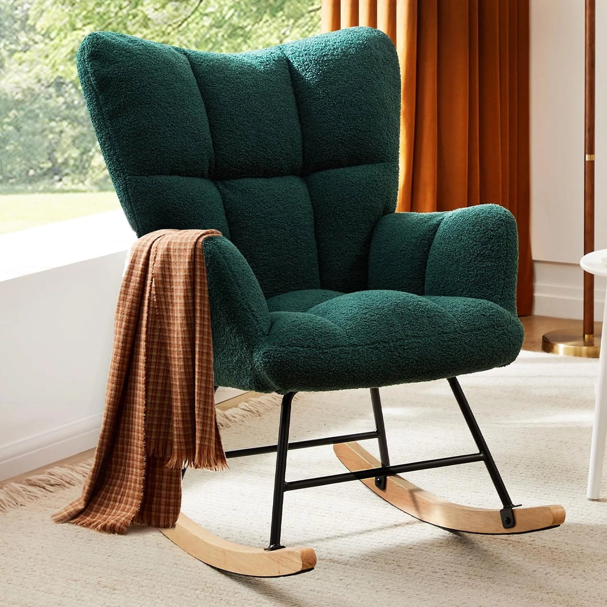 Teddy Boucle Nursery Rocking Chair