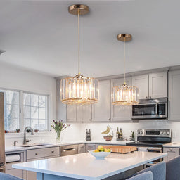 Modern Crystal Flush Mount Ceiling Light