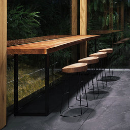 Nordic Solid Wood Wall Bar Table
