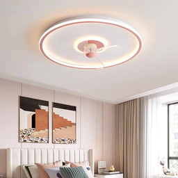 Bladeless LED Kids Bedroom Ceiling Fan Light