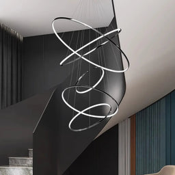 Luxury LED Staircase Pendant Light