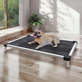 Indoor Outdoor Hammock Raised Dog Bed for Small Medium Large Sized Dog Breathable Washable Mesh Elevated Cooling Pet Cot