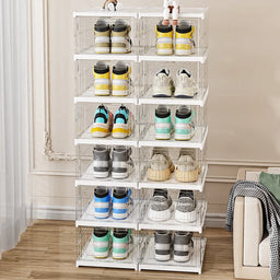 6 Layers Foldable Shoe Rack Organizer Cabinet
