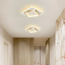 Round Acrylic LED Flush Mount Light