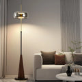 Modern Alloy and Glass Floor Lamp